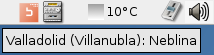Clima de Valladolid, 4 de Abril del 2005, 11:00
